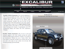 Tablet Screenshot of excaliburacc.co.za